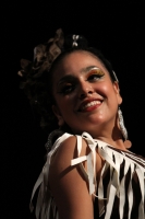 Viernes 3 de julio del 2013. Tuxtla Gutiérrez. Durante el festival de danza folclórica se presenta el grupo Ollin Yoliztli de Nuevo León esta noche en el Teatro de la Ciudad Emilio Rabasa en la capital del estado de Chiapas.
