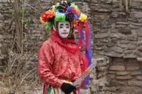 Domingo 20 de marzo del 2016. Ocosocuautla de Espinosa. Encuentro Zoque del Nuevo Sol. Los danzantes y músicos de la etnia Zoque de la depresión central del estado de Chiapas se reúnen este medio día en la zona arqueológica conocida como Cerro Ombligo con