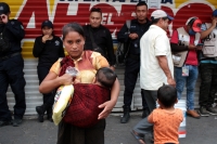 Martes 14 de abril del 2020. Tuxtla Gutiérrez. Inspectores municipales realizan el operativo sorpresa para evitar el ambulantaje en las calles de cercanas a los mercados del centro de la ciudad