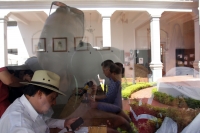 Martes 4 de julio del 2017. Tuxtla Gutiérrez. Pobladores del municipio de Oxchuc anuncian la consulta social que realizaran en esta localidad indígena de la región de los altos de Chiapas con la que buscan valorizar los usos y costumbres en la elección de