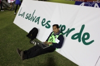 Sábado 10 de enero del 2015. Tuxtla Gutiérrez. Aspectos del partido entre Jaguares de Chiapas y Guadalajara, esta noche en el estadio Zoque de la capital del estado de Chiapas.