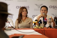 Viernes 26 de agosto del 2016. Tuxtla Gutiérrez. Conferencia de prensa de la propuesta #ChiapasSinFuero que presenta el partido Movimiento Ciudadano y que Paco Rojas suscribe esta mañana