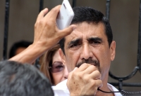 Martes 25 de agosto del 2015. Tuxtla Gutiérrez. Paco Rojas Toledo y representantes de la Barra de Abogados de Chiapas presentan en el Congreso Local la documentación y firmas de ciudadanos que acompañan la denuncia de fraude electoral del proceso de elecc