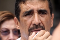 Martes 25 de agosto del 2015. Tuxtla Gutiérrez. Paco Rojas Toledo y representantes de la Barra de Abogados de Chiapas presentan en el Congreso Local la documentación y firmas de ciudadanos que acompañan la denuncia de fraude electoral del proceso de elecc