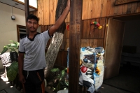 Viernes 29 de agosto del 2014. Tuxtla Gutiérrez. El Centro de Rehabilitación contra las Adicciones Juan Sabines Guerrero AC es desalojado de sus instalaciones este medio día por lo que los convalecientes interrumpen los tratamientos de rehabilitación.