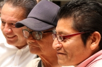 Miércoles 19 de septiembre del 2018. Tuxtla Gutiérrez. Florencio Villalobos El Pajarito, recibe el reconocimiento a su trayectoria como fotógrafo, este medio dí­a en el ayuntamiento de Tuxtla