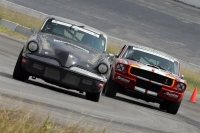Jueves 21 de octubre. Los participantes del rally internacional de automovilismo La Carrera Panamericana 2010 realizan la prueba de salida esta mañana en las instalaciones del Autodromo Chiapas.