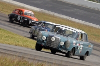 Jueves 21 de octubre. Los participantes del rally internacional de automovilismo La Carrera Panamericana 2010 realizan la prueba de salida esta mañana en las instalaciones del Autodromo Chiapas.