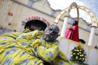 Lunes 2e de septiembre del 2014. San Cristóbal de las Casas. Los personajes y danzantes se encuentran en el Llamado de los Festejos de la Señora de la Merced.