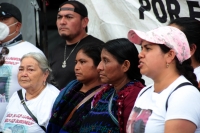 20230705. Tuxtla. Familias de desplazados buscan a los secuestrados del grupo Machete de Pantelho.