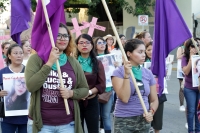Domingo 25 de noviembre del 2018. Tuxtla Gutiérrez. Durante el Dí­a Internacional para Erradicar La Violencia Hacia Las Mujeres.