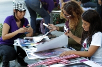 Domingo 25 de noviembre del 2018. Tuxtla Gutiérrez. Durante el Dí­a Internacional para Erradicar La Violencia Hacia Las Mujeres.
