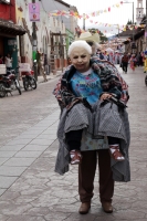 Jueves 22 de septiembre del 2016. San Cristóbal de las Casas. Los pintorescos personajes que en procesión acompañan a la virgen de la Merced por las calles durante el anuncio de las fiestas patronales llenado de colorido  esta colonial ciudad del sureste 