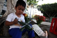Viernes 1º de enero del 2016. Tuxtla Gutiérrez. El repentino asesinato de la joven Paulina en plena plaza central de la capital del estado de Chiapas en el año 2011 fue recordado esta madrugada por la Fundación para la Recuperación de Cadáveres No Identif