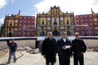 Domingo 7 de febrero del 2016. San Cristóbal de las Casas. Las Instalaciones del Cedem (Centro Deportivo Municipal) días antes de la visita de Su Santidad Francisco a esta ciudad del sureste de México donde dirigirá la liturgia a las familias indígenas de
