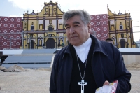 Domingo 7 de febrero del 2016. San Cristóbal de las Casas. Las Instalaciones del Cedem (Centro Deportivo Municipal) días antes de la visita de Su Santidad Francisco a esta ciudad del sureste de México donde dirigirá la liturgia a las familias indígenas de