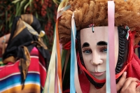 Jueves 18 de enero del 2018. Suchiapa. Las mujeres danzantes de Suchiapa. La participación de las jóvenes dentro de las danzas tradicionales de la comunidad es visible cada año cuando portan los vistosos trajes festivos del Parachico y el Torito en las