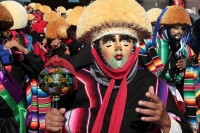 Lunes 15 de enero del 2018. Chiapa de Corzo. Los Parachicos inician el recorrido tradicional esta mañana en la Fiesta Grande de Enero...
