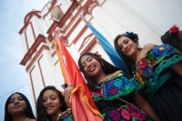 170123. Chiapa de Corzo. Continua la Fiesta de Enero con el tercer recorrido de Parachicos.