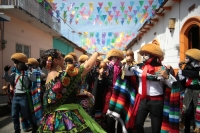 170123. Chiapa de Corzo. Continua la Fiesta de Enero con el tercer recorrido de Parachicos.