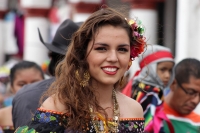 Lunes 18 de enero del 2016. Chiapa de Corzo. Chiapanecas y Parachicos recorren las calles de la colonial ciudad de la ribera del rio Grijalva durante las celebraciones patronales en la fiesta Grande de Chiapas.
