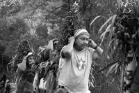 Martes 19 de diciembre del 2017. Zinacatan, Chiapas. Los Floreros continúan con el recorrido de recolección de la Flor de Niluyarilo en las comunidades de la región de Los Altos de Chiapas continuando con el regreso hacia Chiapa de Corzo y Villa de íc
