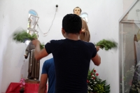Sábado 14 de mayo del 2016. Tuxtla Gutiérrez. El culto a San Pascual Bailón se celebra durante todo el año en la ermita de la iglesia ortodoxa mexicana y en el mes de mayo se festejan las fiestas patronales a cargo de la comunidad Zoque quienes realizan e