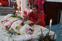 Sábado 14 de mayo del 2016. Tuxtla Gutiérrez. El culto a San Pascual Bailón se celebra durante todo el año en la ermita de la iglesia ortodoxa mexicana y en el mes de mayo se festejan las fiestas patronales a cargo de la comunidad Zoque quienes realizan e