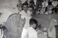 Sábado 25 de diciembre. Colección Particular. Fotos de época entre los años 40´s y 50´s del Barrio de San Pascualito, donde se observa a personajes principales y el desarrollo de la obra de la construcción de su iglesia.