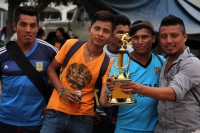 Miércoles 15 de marzo del 2017. San Isidro, La Concordia. Pasión por el fut bol durante las celebraciones de la fundación de esta comunidad de la frontera del sureste de México.