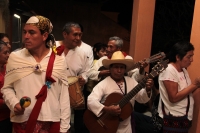 Domingo 24 de diciembre del 2017. Tuxtla Gutiérrez. La danza de los pastores es realizada de manera ceremonial por las familias de la comunidad Zoque acompañando el Nacimiento o Belén...