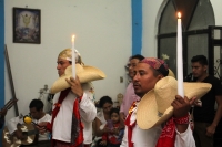Jueves 22 de diciembre del 2016. Tuxtla Gutiérrez. La danza de los pastores zoques. La comunidad de Zoque realiza el elegante Baile de Pastores, danza que consta de complicados pasos acompañados por los músicos tradicionales en tres grupos de una docena d