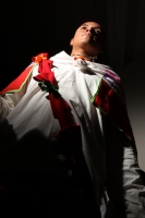 Domingo 22 de diciembre del 2013. Tuxtla Gutiérrez. La Danza de los Pastores se realiza durante los días previos a las celebraciones de la Navidad por quienes aun preservan los ritos, usos y costumbres de los Zoques de la depresión central de Chiapas.