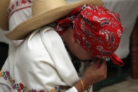 Jueves 22 de diciembre del 2016. Tuxtla Gutiérrez. La danza de los pastores zoques. La comunidad de Zoque realiza el elegante Baile de Pastores, danza que consta de complicados pasos acompañados por los músicos tradicionales en tres grupos de una docena d