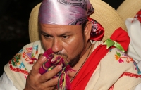 Jueves 22 de diciembre del 2016. Tuxtla Gutiérrez. La danza de los pastores zoques. La comunidad de Zoque realiza el elegante Baile de Pastores, danza que consta de complicados pasos acompañados por los músicos tradicionales en tres grupos de una docena d