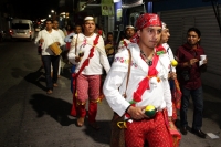 Jueves 24 de diciembre del 2015. Tuxtla Gutiérrez. La Danza de los Pastores. Los danzantes de la etnia Zoque de la depresión central del estado de Chiapas realizan la “levantada” de los nacimientos en las diferentes casas de los priostes y mayordomos de e