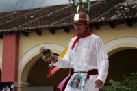 Lunes 11 de julio. Jóvenes copainaltecos realizan la presentación de las danzas tradicionales de la comunidad durante el evento de Patrimonito 2011 organizado por el Comité Raíces de mi Pueblo y el comité del Servicio Voluntario Internacional de la Unesco