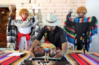 Viernes 4 de agosto del 2017. Chiapa de Corzo. Guadalupe Rubisel Gómez Nigenda, quien es el Patrón de los Parachicos en conferencia de prensa hace un severo llamado a la defensa de la corrupción de la imagen del Parachico y defender el uso respetuoso de l Viernes 4 de agosto del 2017. Chiapa de Corzo. Guadalupe Rubisel Gómez Nigenda, quien es el Patrón de los Parachicos en conferencia de prensa hace un severo llamado a la defensa de la corrupción de la imagen del Parachico y defender el uso respetuoso de l