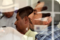 Miércoles 30 de diciembre del 2015. Tuxtla Gutiérrez. Dirigentes visibles de la Organización Paz y Justicia responden a las acusaciones de la reactivación de esta organización armada y hablan en conferencia de prensa sobre la situación que se vive en la z