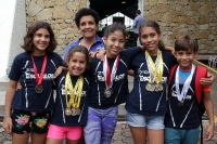 Sábado 15 de julio del 2017Tuxtla Gutiérrez. Los pequeños campeones de la Copa de Natación Maya 2017.