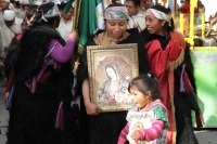 Domingo 10 de diciembre del 2017. Tuxtla Gutiérrez. Los peregrinos de las comunidades indí­genas se preparan para pernoctar para continuar el recorrido a las diferentes iglesias y ermitas de la Virgen de Guadalup