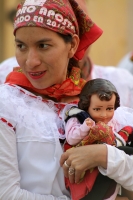 Domingo 10 de diciembre del 2017. Tuxtla Gutiérrez. Los peregrinos de las comunidades indí­genas se preparan para pernoctar para continuar el recorrido a las diferentes iglesias y ermitas de la Virgen de Guadalup