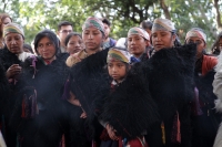 Domingo 10 de diciembre del 2017. Tuxtla Gutiérrez. Los peregrinos de las comunidades indí­genas se preparan para pernoctar para continuar el recorrido a las diferentes iglesias y ermitas de la Virgen de Guadalupe