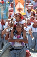 Jueves 12 de diciembre del 2019. Tuxtla Gutiérrez. Peregrinos durante la procesión de la Virgen de Guadalupe