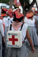 Jueves 12 de diciembre del 2019. Tuxtla Gutiérrez. Peregrinos durante la procesión de la Virgen de Guadalupe