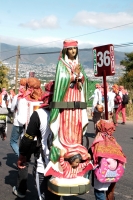 Jueves 12 de diciembre del 2019. Tuxtla Gutiérrez. Peregrinos durante la procesión de la Virgen de Guadalupe