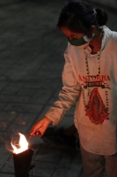 Jueves 10 de diciembre del 2020. Tuxtla Gutiérrez. Noche guadalupana durante la pandemia del Covid