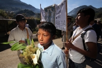 Inicia caminata por la paz, memoria y en contra de la impunidad en el Aniversario Acteal.