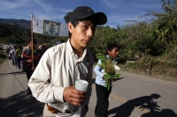 Inicia caminata por la paz, memoria y en contra de la impunidad en el Aniversario Acteal.