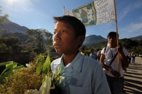 Inicia caminata por la paz, memoria y en contra de la impunidad en el Aniversario Acteal.